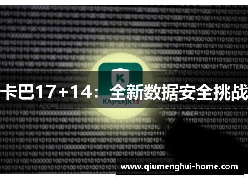 卡巴17+14：全新数据安全挑战