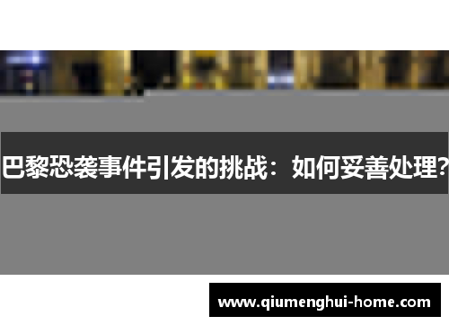 巴黎恐袭事件引发的挑战:如何妥善处理? 巴黎恐袭事件引发的挑战:如何妥善处理?